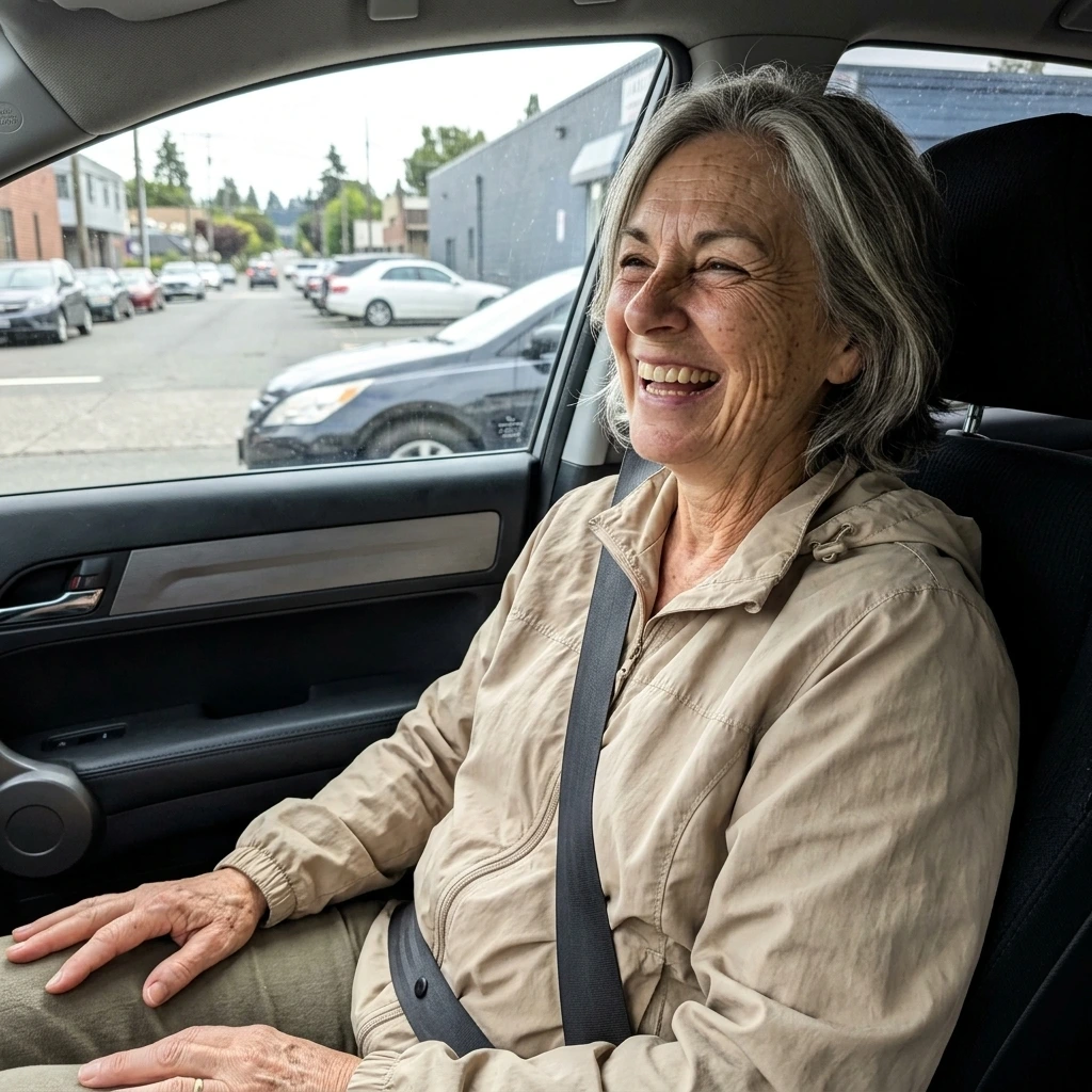 Woman laughing, representing everyday cognitive wellness